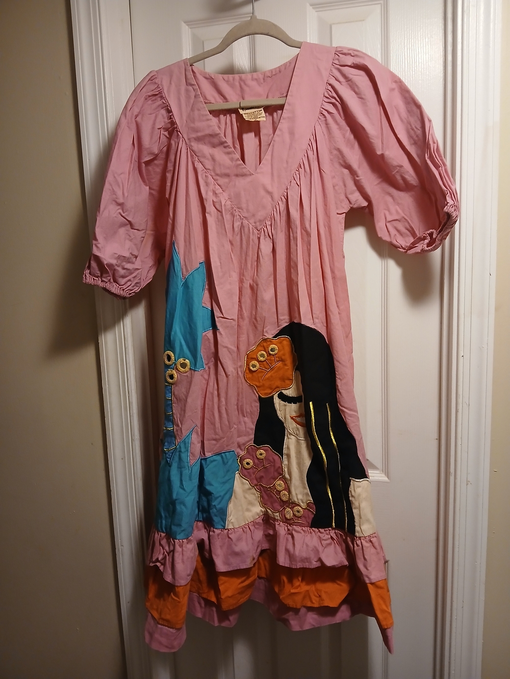 Ramona Rull Vintage Pink Dress Sz.S/M